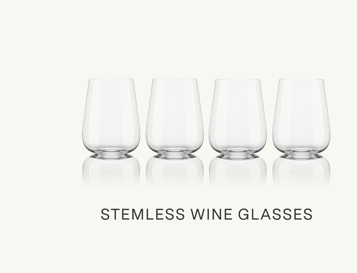  Stemless Wine Glasses