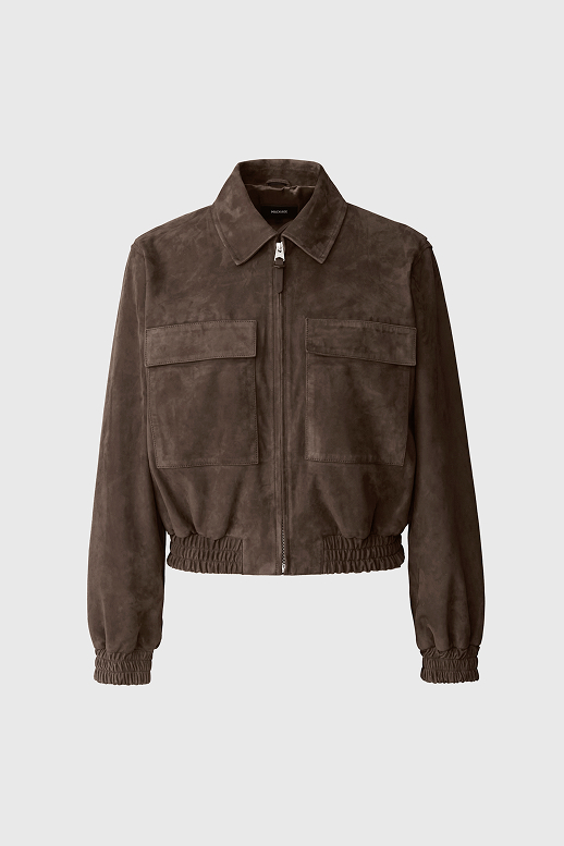 SENKA-SU Patch Pocket Suede Jacket