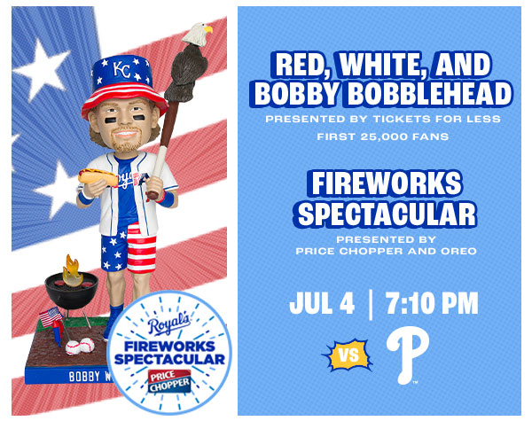 Red, White, and Bobby Bobble and Fireworks Extravaganza - July 4 Get Tickets