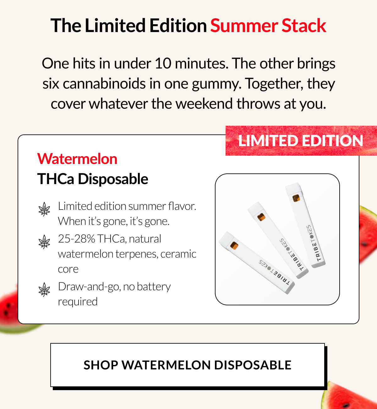 Watermelon  THCa Disposable