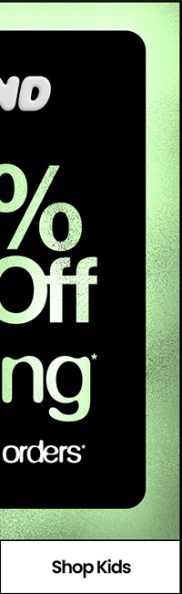 CYBER WKND 50% OFF EVERYTHING* + FREE SHIPPING ON ALL ORDERS* SHOP KIDS