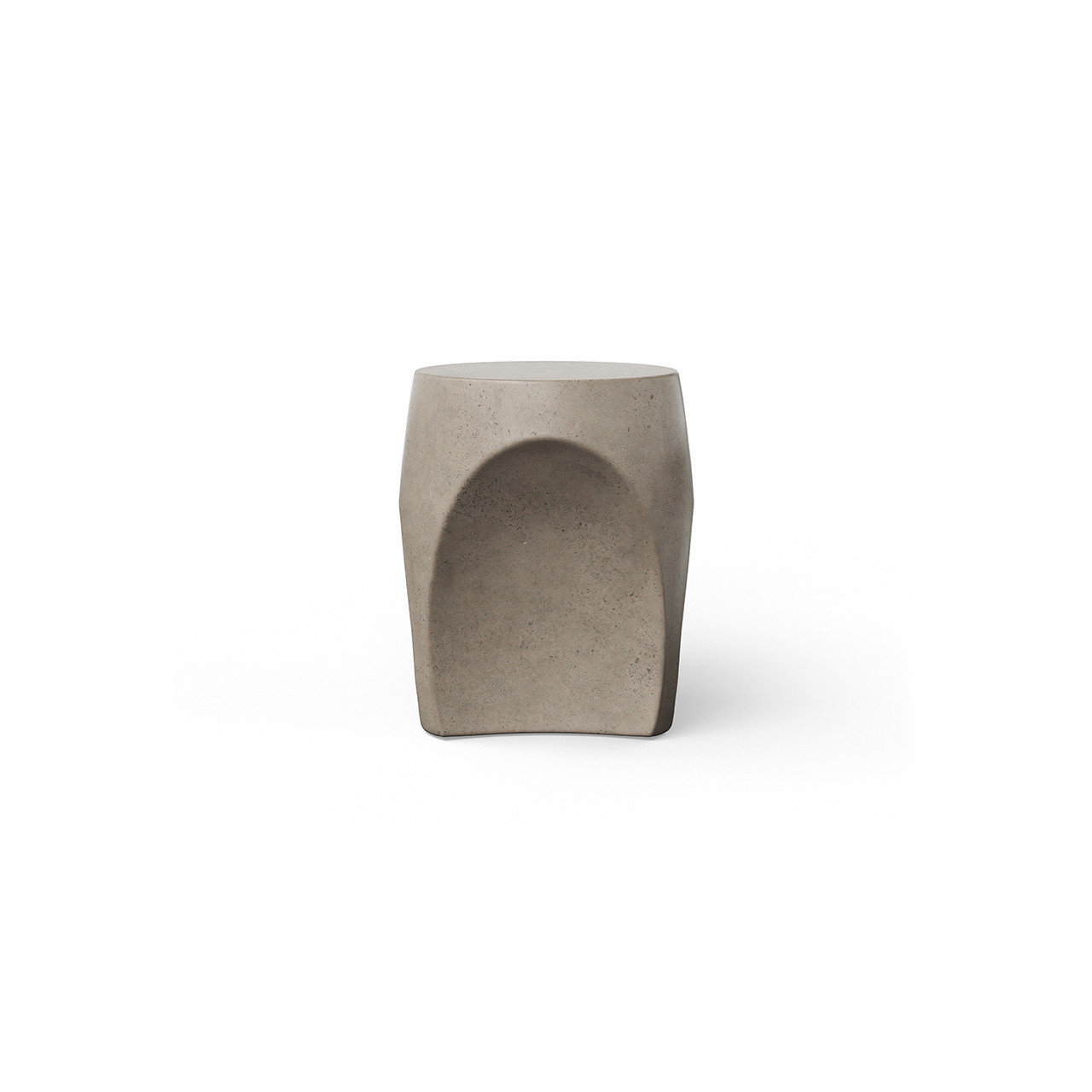 Image of Ludlow Modern Indoor/Outdoor Concrete Stool