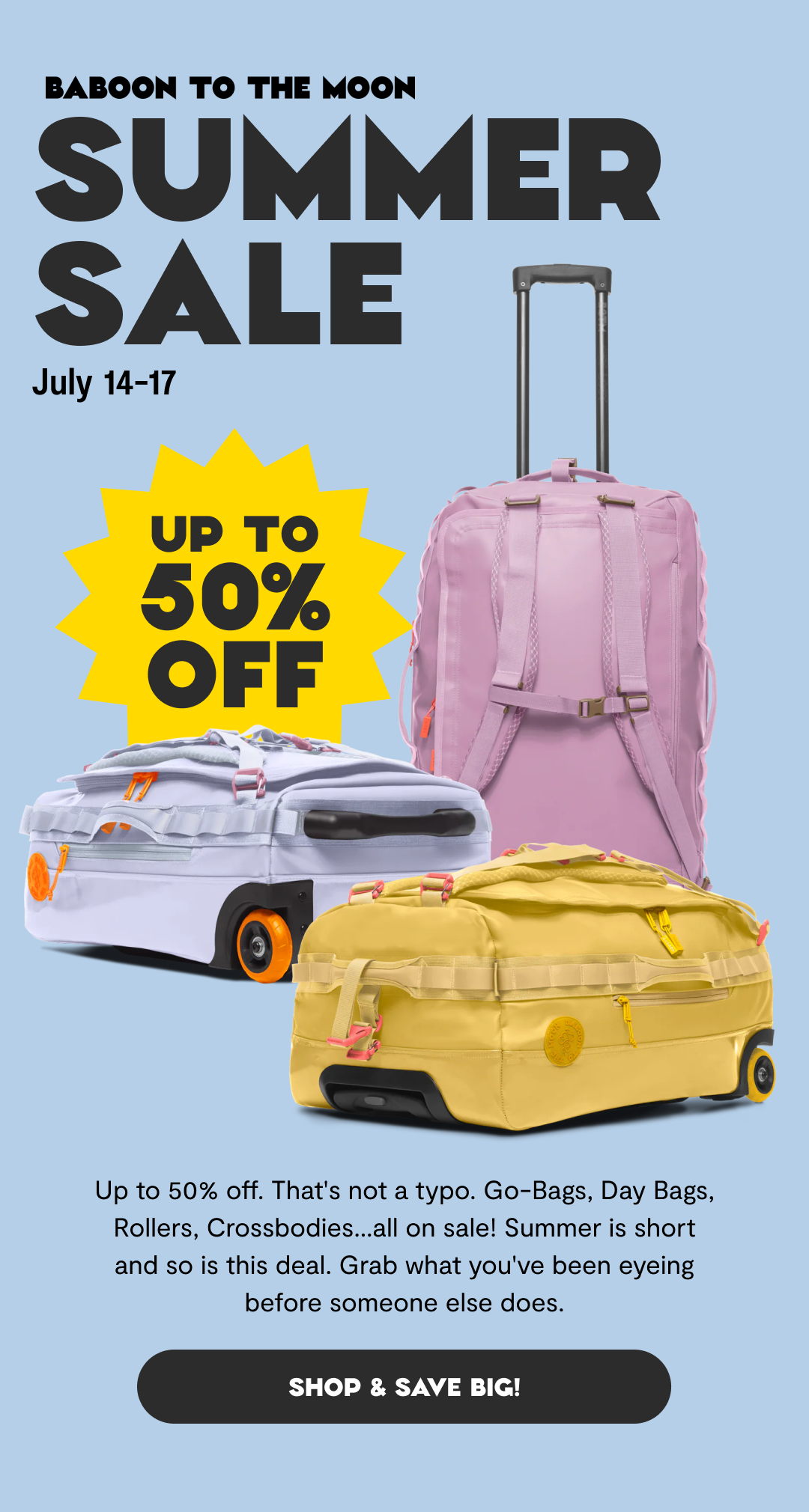 Summer Sale up to 50% off