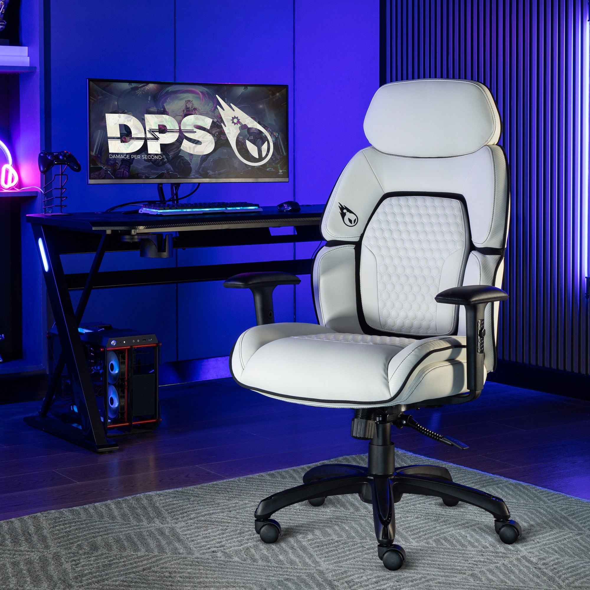 DPS Centurion Gaming Chair with Adjustable Headrest