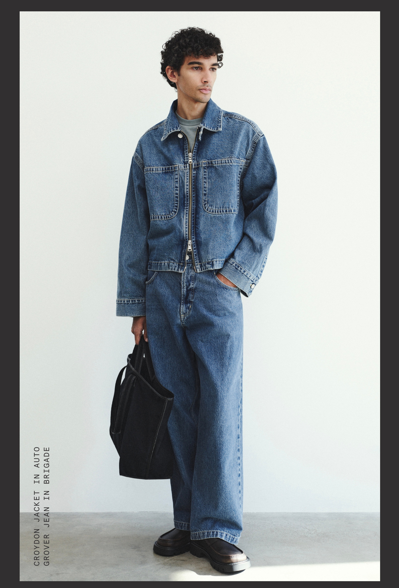 Croydon Jacket in Auto / Grover Jean in Brigade