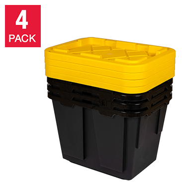 Greenmade 12 Gallon Storage Bin, 4-Pack