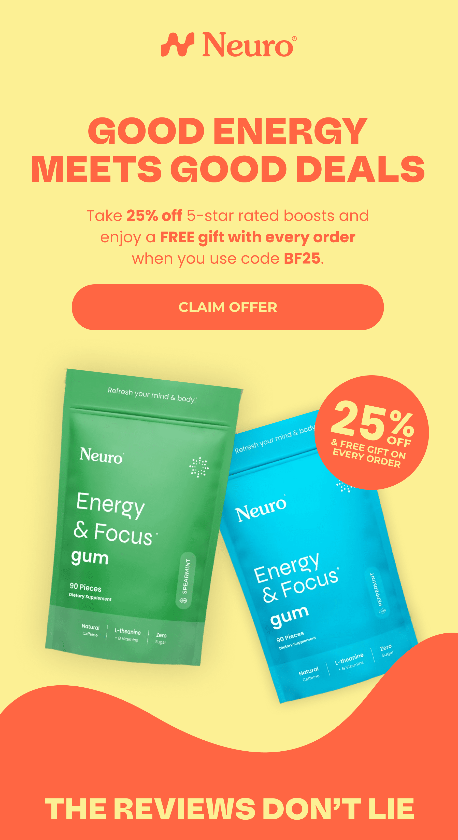 claim 25% off sitewide with code BF25