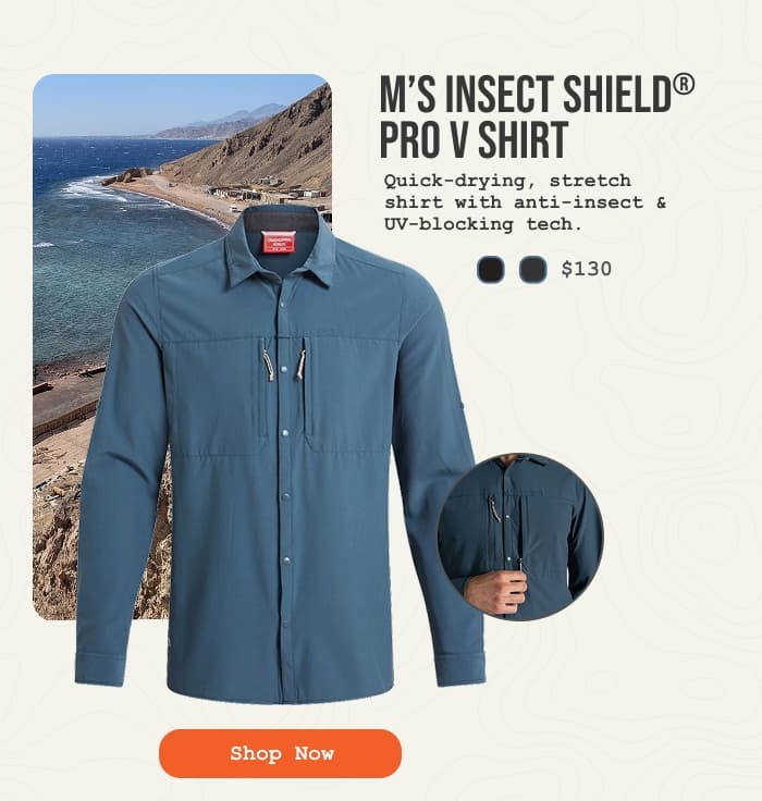 Men's Insect Shield Pro V Long Sleeved Shirt