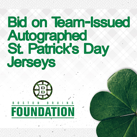 Bid On Team-Issued Autographed St. Patrick’s Day Jerseys