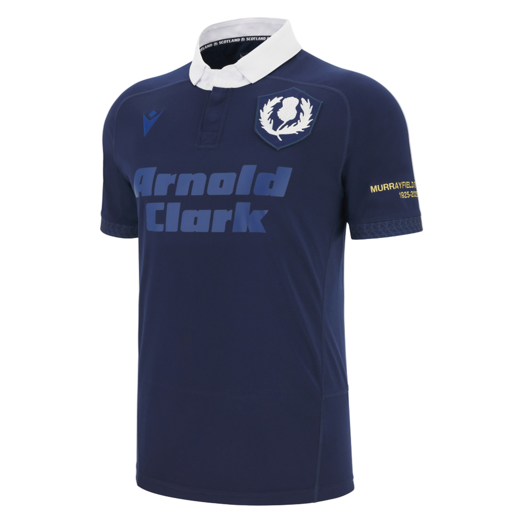 Image of Scotland Rugby Union 1925 100th Anniversary Replica Home Jersey by Macron