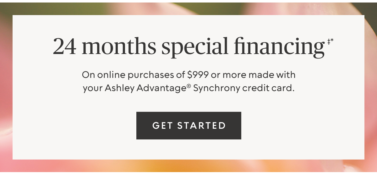 24 months special financing, $999 min