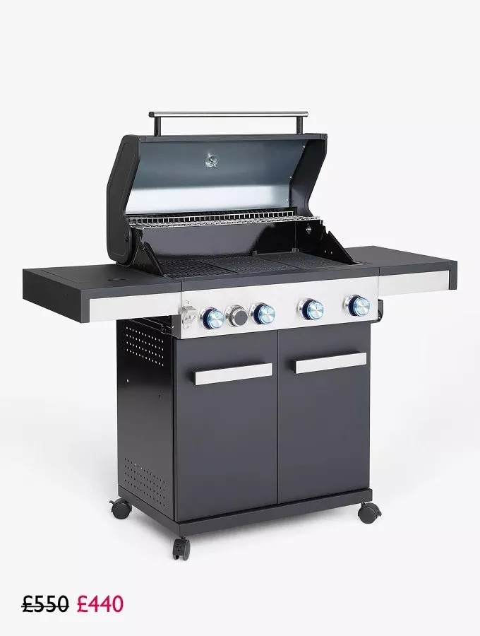 Grillstream 4-Burner Hybrid Gas & Charcoal BBQ, £440