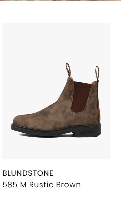 BLUNDSTONE 585 Mens Rustic Brown Leather Boots