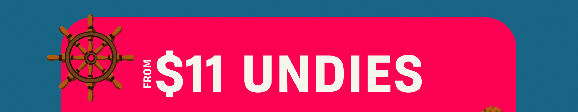 From $11 Undies