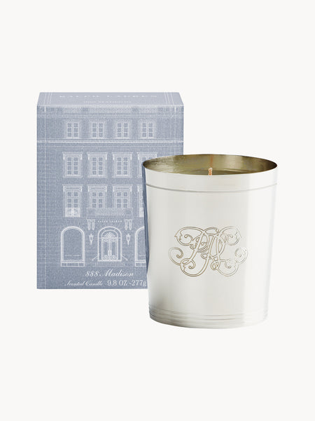 Candela profumata 888 Madison (tuberosa cremosa, magnolia, muschio cashmere)
