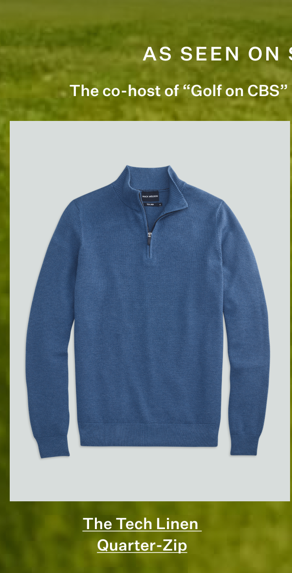 Tech Linen Quarter Zip