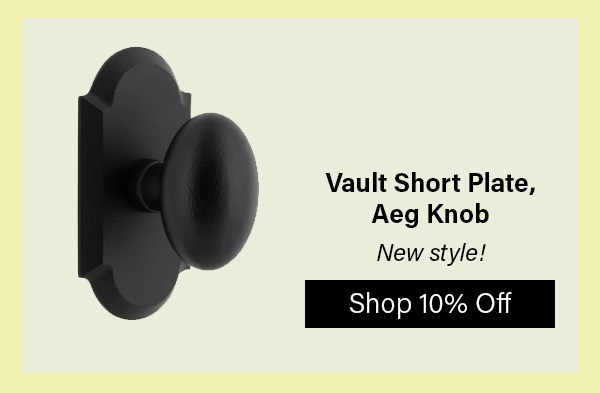 Vault Short Plate with Aeg Knob