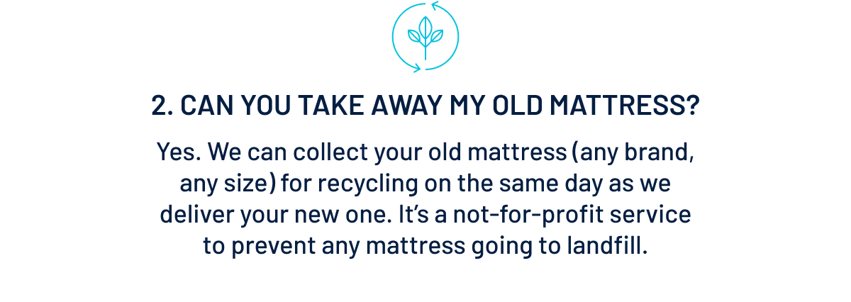 Can you take away my old mattress?