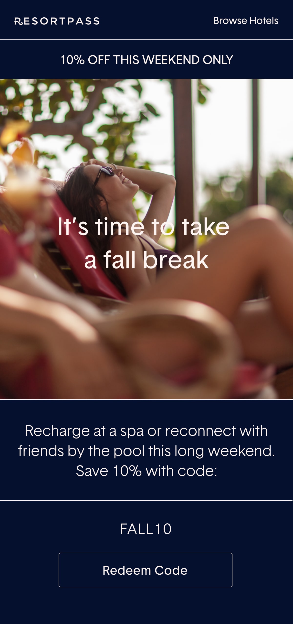 It's time to take a fall break: 10% off