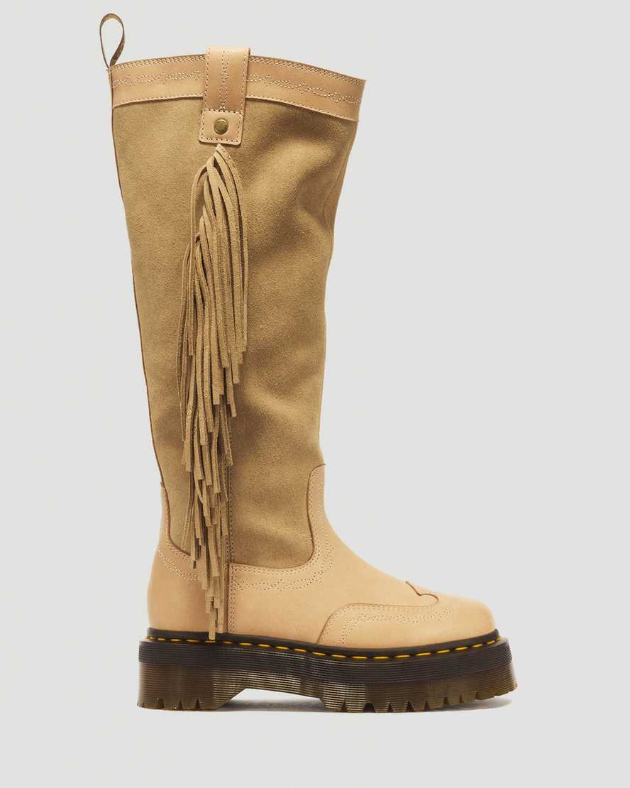 Image of Desert Rodeo Quad Hi Leather & Suede Boots