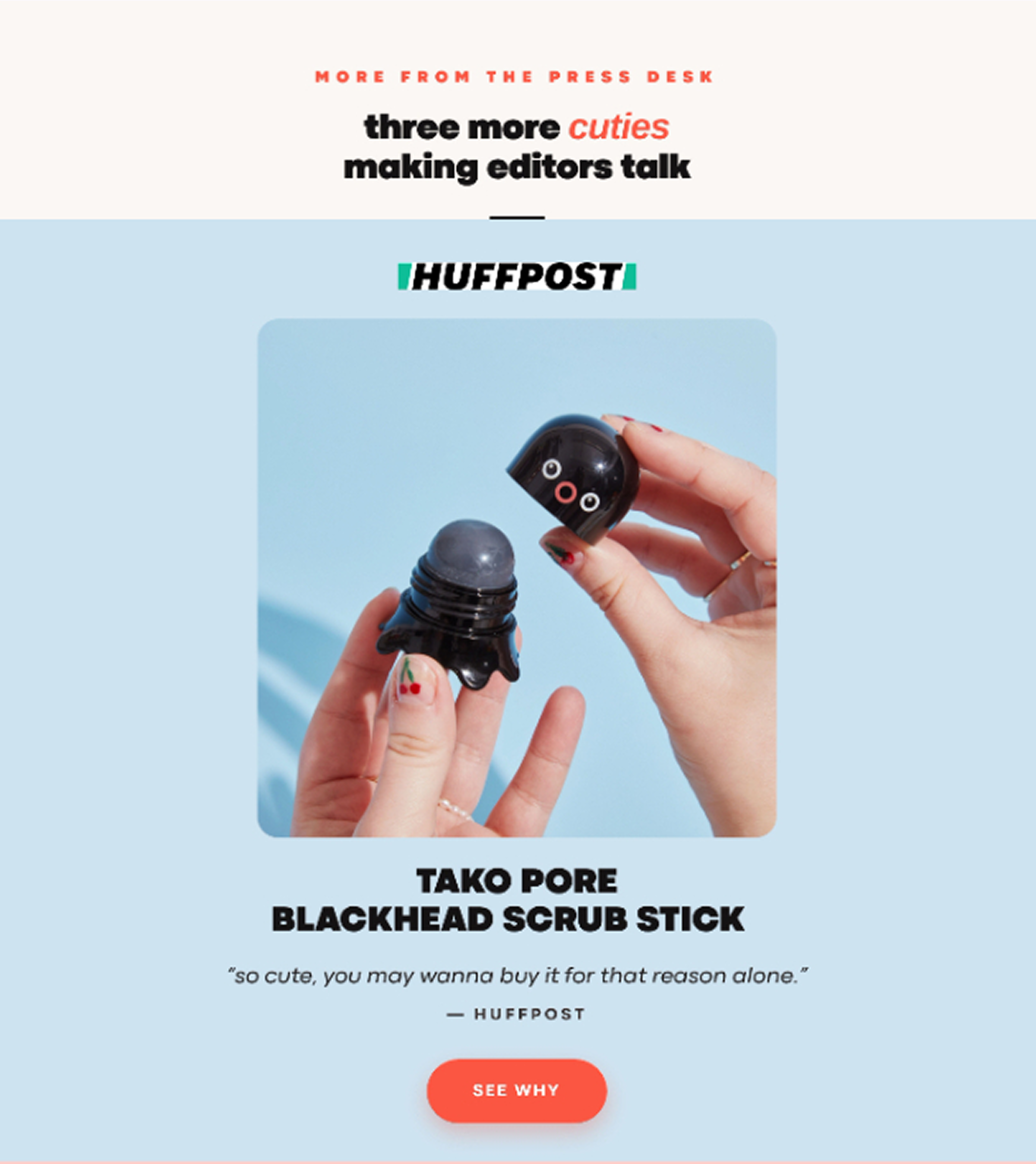 Tako Pore Blackhead Scrub Stick