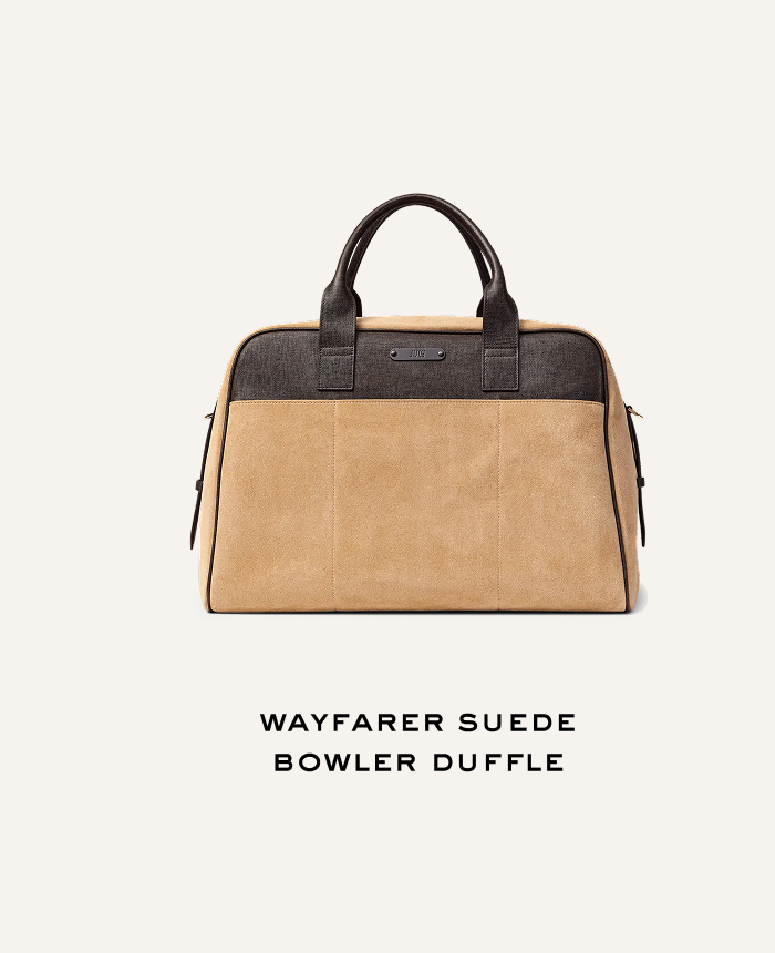 Wayfarer Suede Bowler Duffle