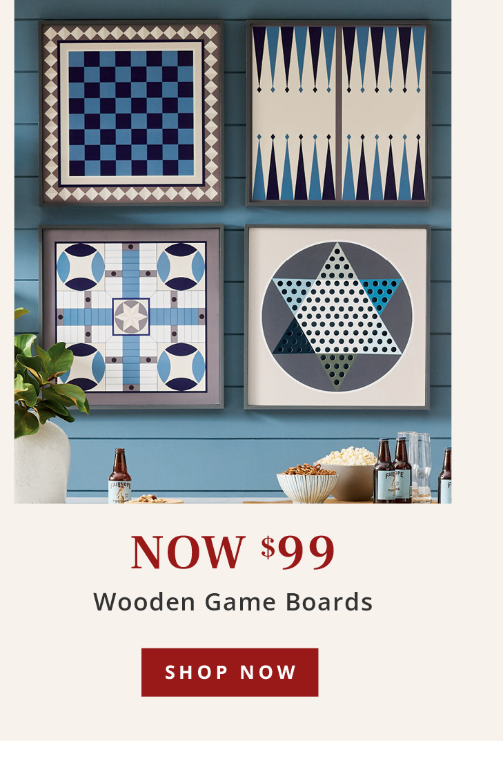 Wooden Game Boards NOW $99