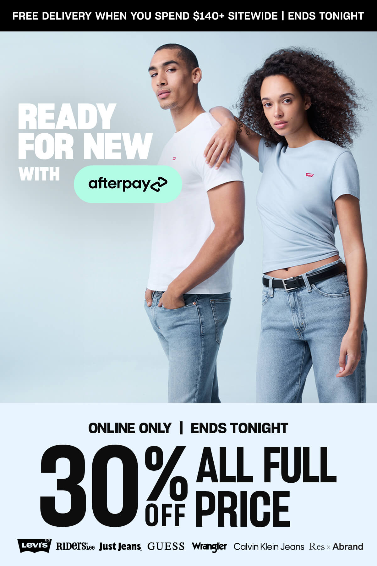 Online only, ends Friday. 30% off all full price.