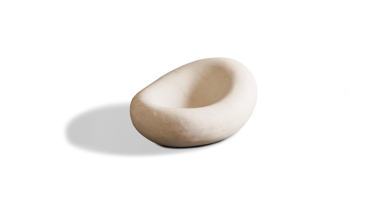 Image of Apollo Small Bean Decorative Stone Bowl