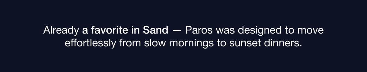 Already a favorite in Sand