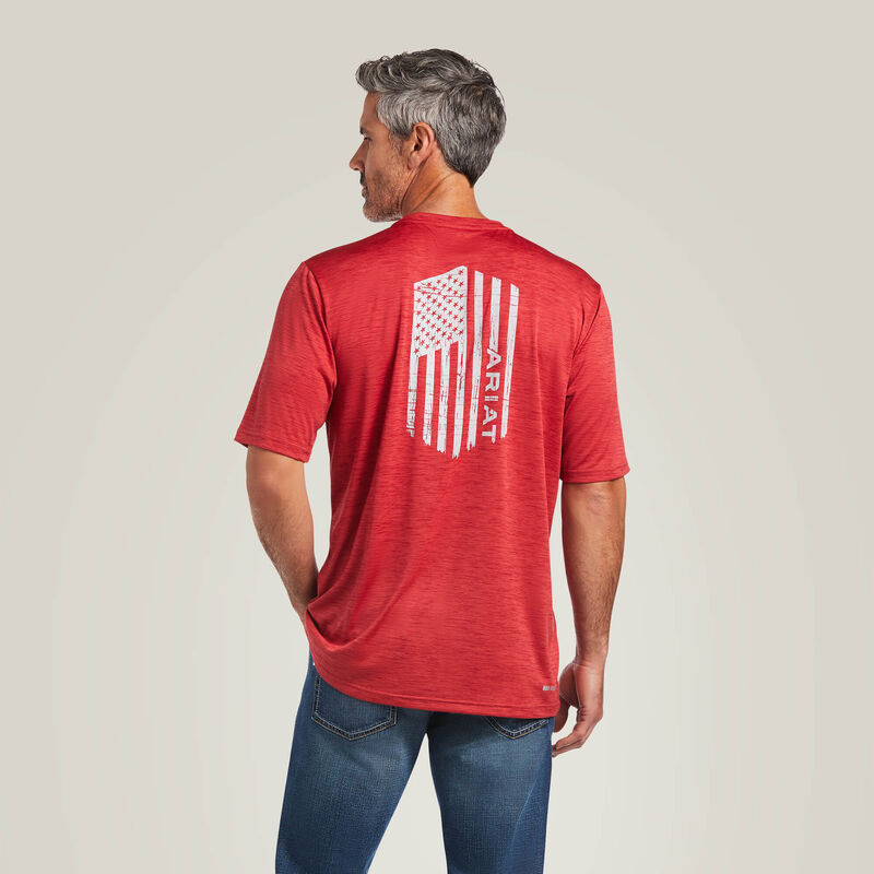 Charger Vertical Flag Tee