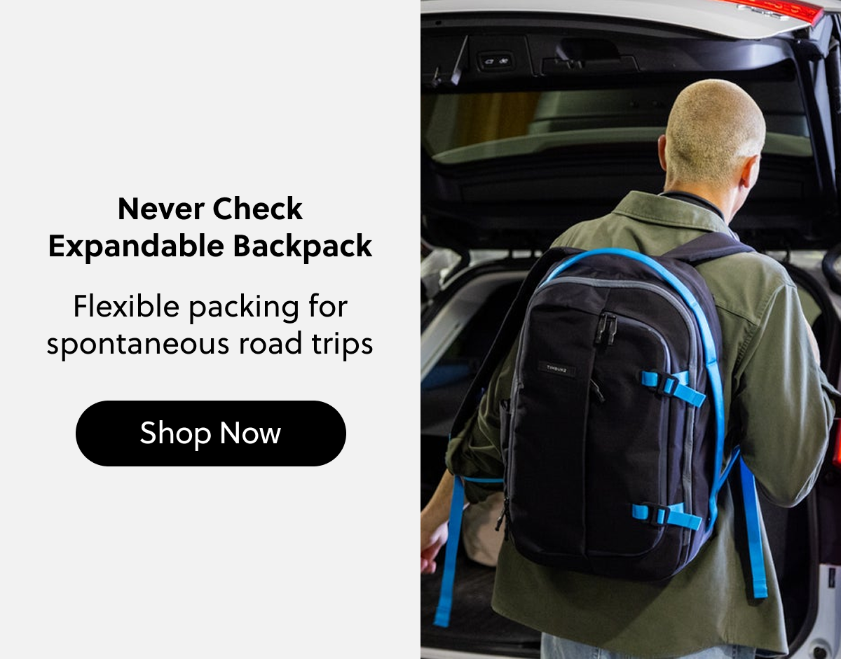 Never Check Expandable Backpack