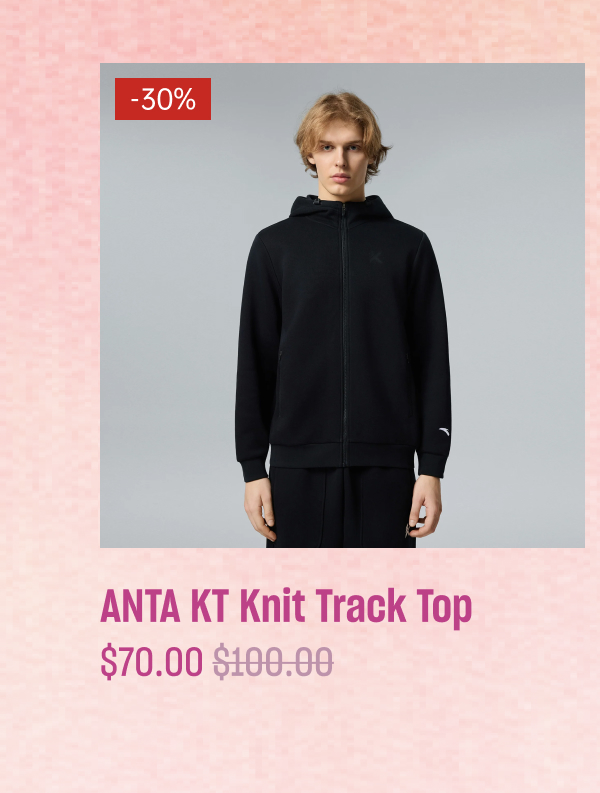 ANTA KT Knit Track Top