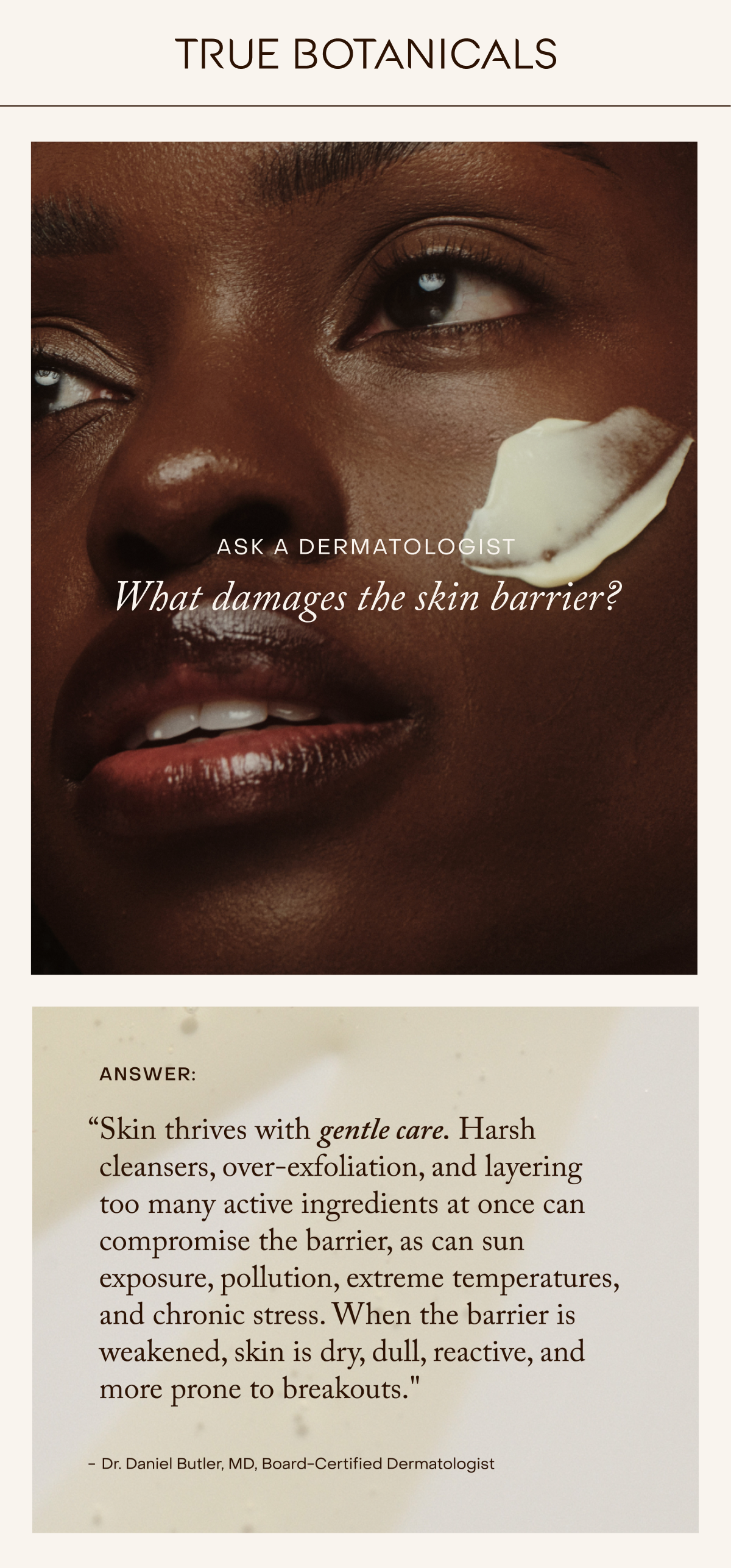 What damages your skin barrier?