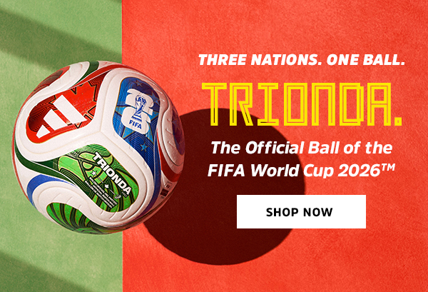 Three Nations. One Ball. Trionda.  The official ball of the FIFA World Cup 26™️ - Shop now 