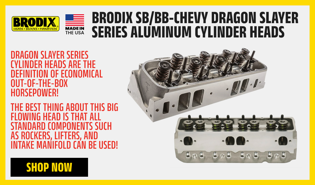 Brodix SB/BB-Chevy Dragon Slayer Series Aluminum Cylinder Heads