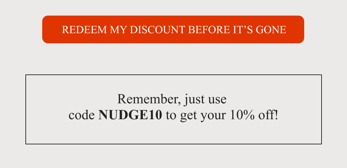 Redeem My Discount Before It's Gone