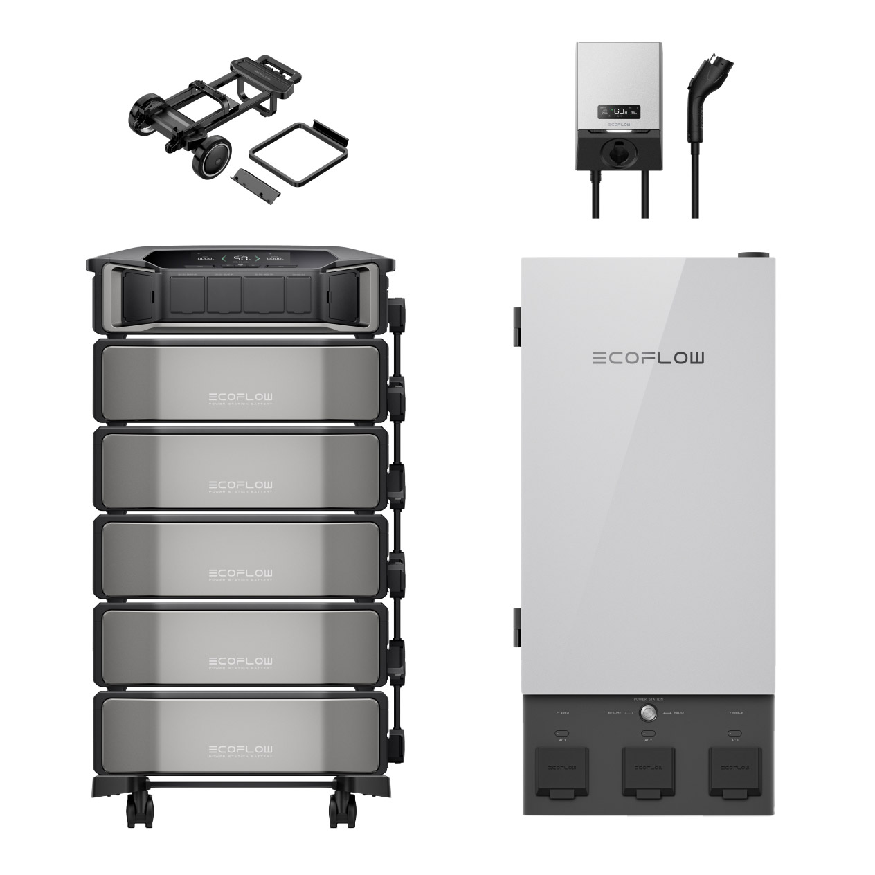 EcoFlow PowerPulse EV Charger + Delta Pro Ultra Home Backup Power 30kWh