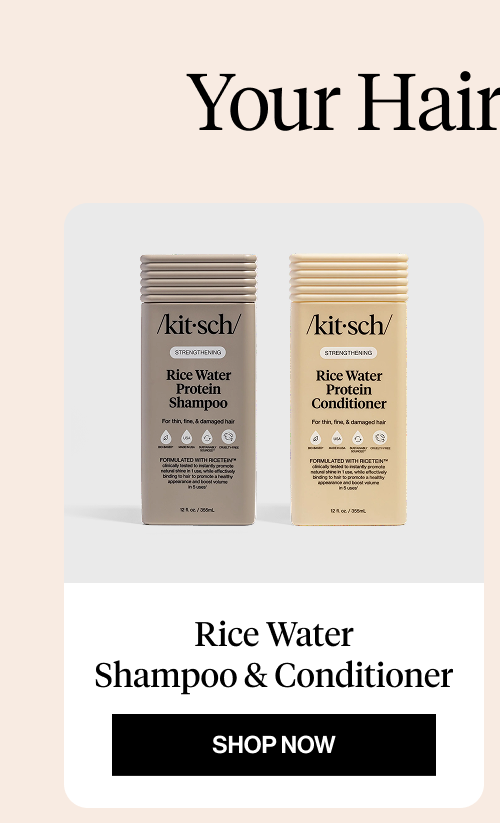 Rice Water Protein Shampoo + Conditioner