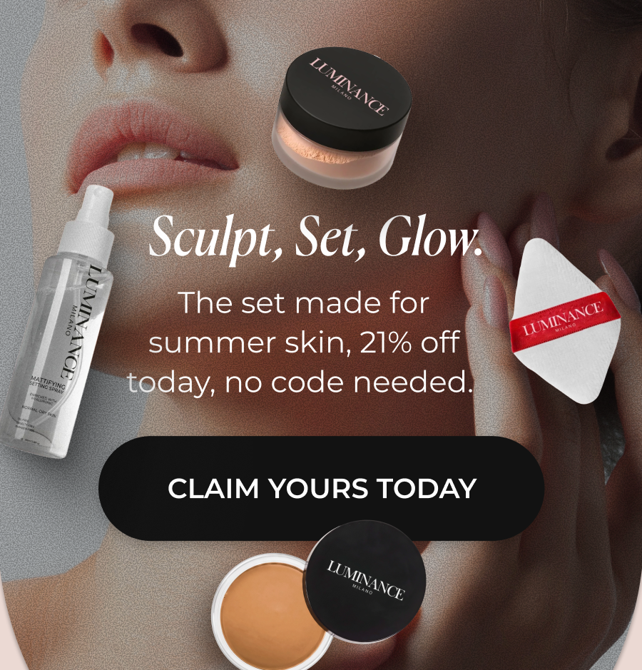 Sculpt, Set, Glow. The set made for summer skin, 21% off today, no code needed.   >> CLAIM YOURS TODAY <<