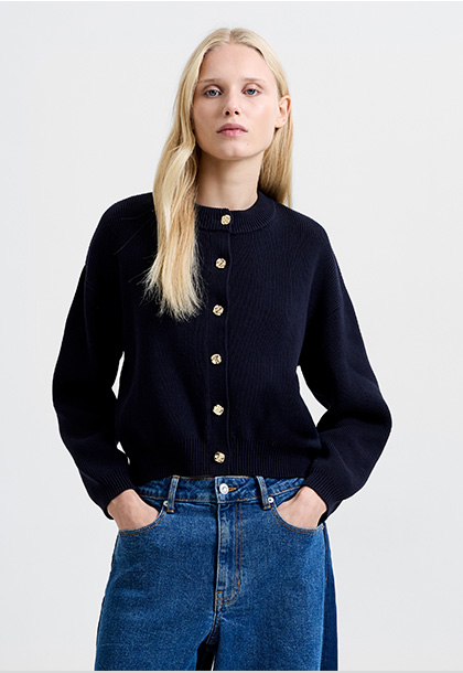 Milano Mozart Knit Button Down Cardigan
