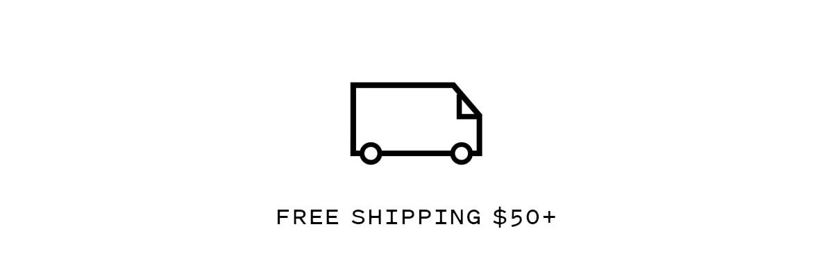 Free Shipping $50+