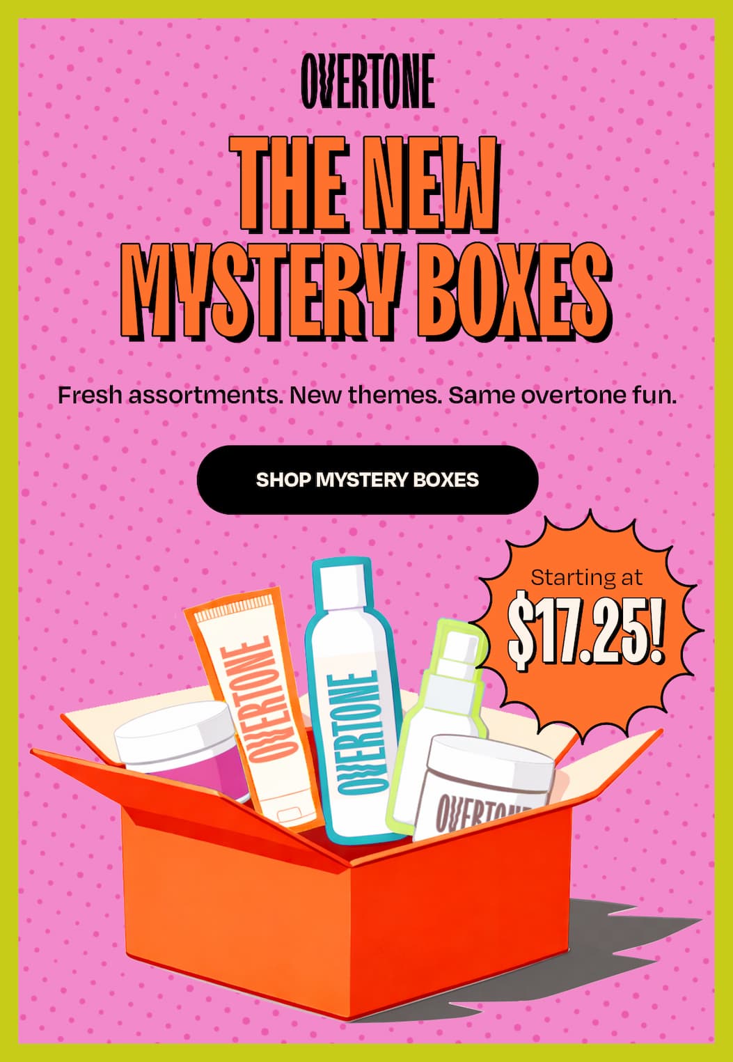 Mystery Boxes - Refreshed. Starting at $17.25