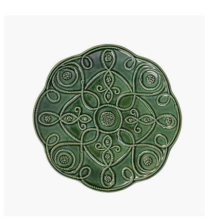Juliska Jardins du Monde French Country Basil Ceramic Salad Plate - Set of 4