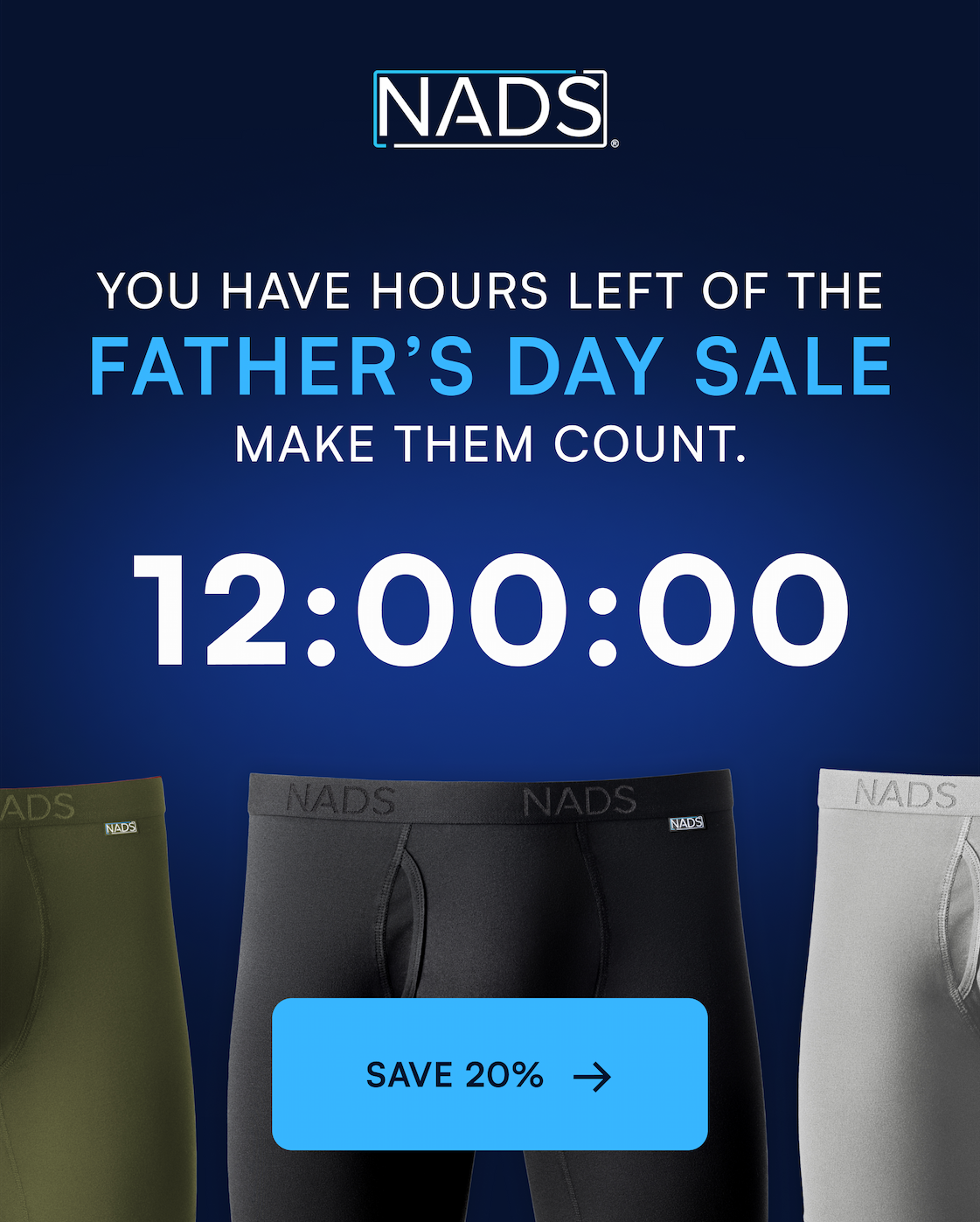 Last Chance for legendary savings Score 20% off during one of our biggest sales of the year, only until tomorrow at midnight. SHOP THE FATHER’S DAY SALE →
