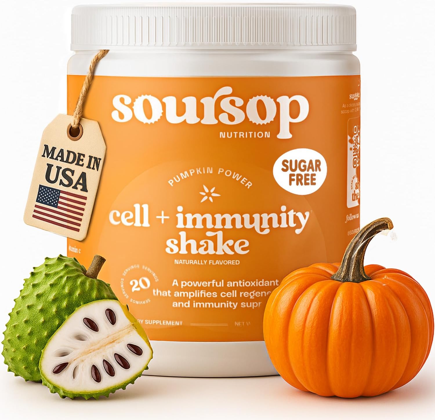 Image of Soursop Pumpkin Antioxidant Shake Mix