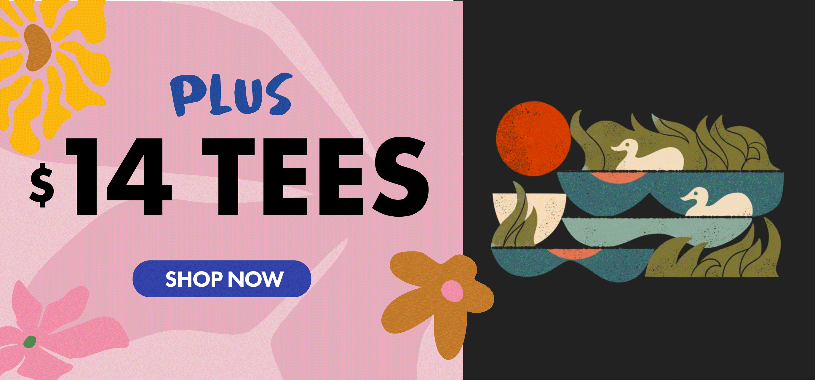 All tees $14