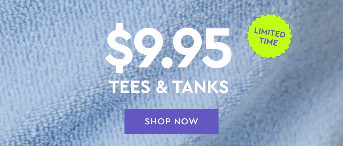 9.95 tees and tanks