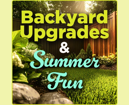 Backyard upgrades and Summer Fun