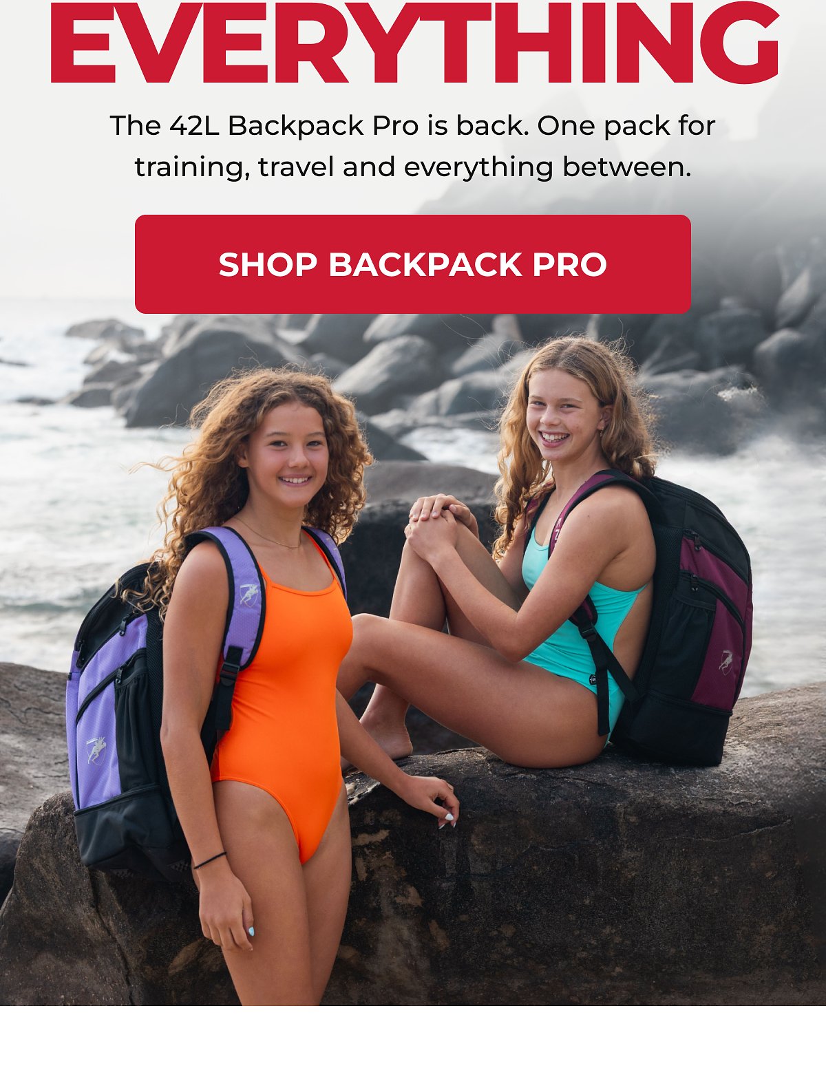The 42L Backpack Pro is back. One pack for training, travel and everything between. Shop Backpack Pro